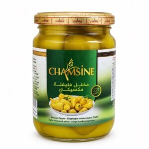 Chamsine syltede grønne peberfrugter