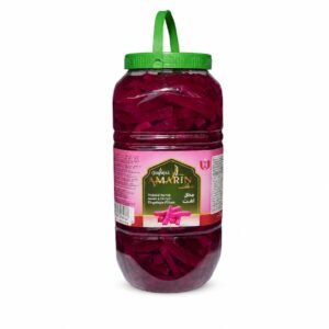 Chamsine syltede majroer, stort plastglas