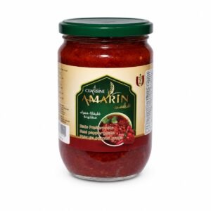 Chamsine rød peberpasta i glas