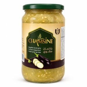 Chamsine grillede auberginer i glas
