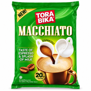 Torabika Macchiato espresso og mælk